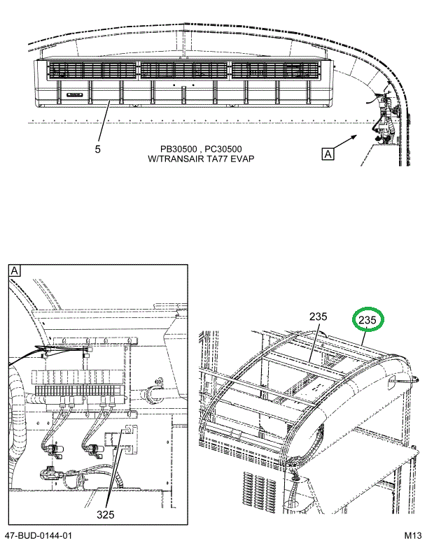 2229516C92 Air Conditioner Ta77 Evaporato