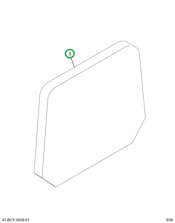 2229580C2 Upholstery, Seat Back Pass Ass