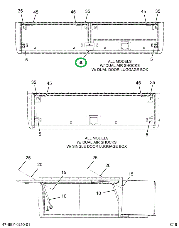 2229660C1 Support, Cylinder Mounting, Lu