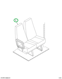 2229686C91 Seat L 42oz Gray Prevail Uphol