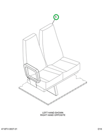 2229692C91 Seat L 42oz Gray Prevail Uphol