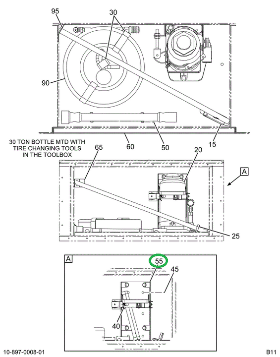 2229696C1 Support 32 Ton Jack