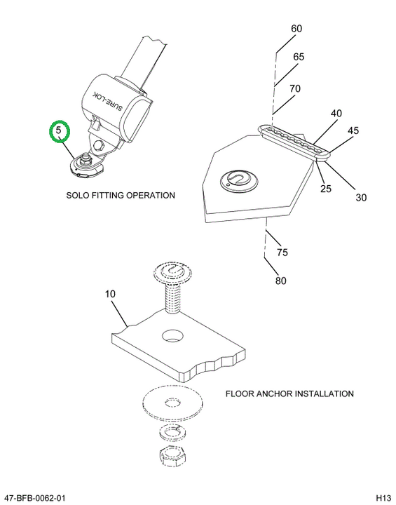 2229712C91 Kit, Bus Body Wheelchair