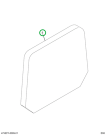 2229751C2 Upholstery, Seat Back Pass Ass