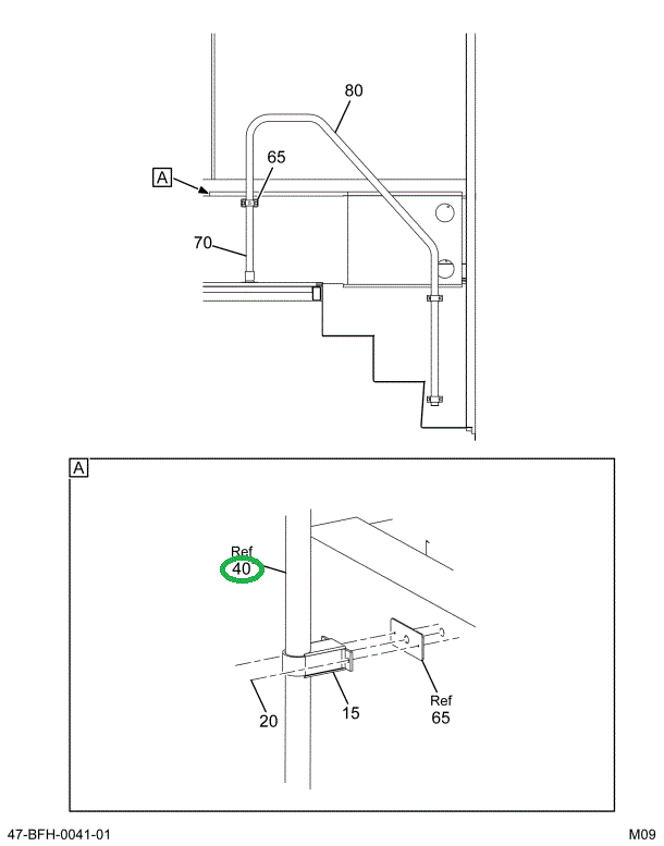 2229753C1 Hand- Rail 30 Inch Step Forwar