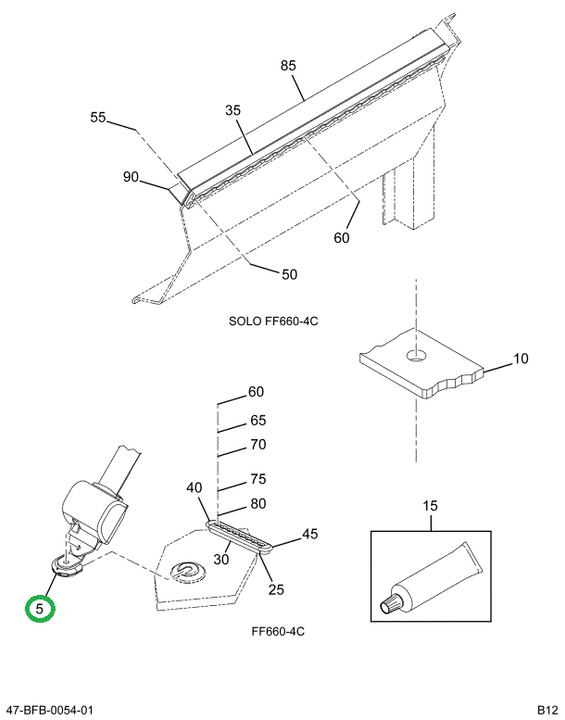 2230148C91 Kit, Bus Body Wheelchair Tiedo