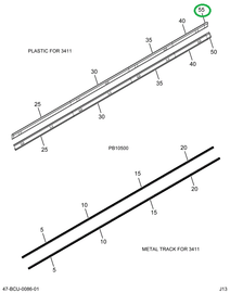 2230285C1 CAP END LIGHT BAR R REAR SPRI