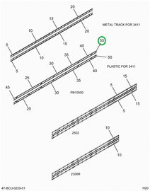 2230286C1 CAP END LIGHT BAR R REAR FLOR