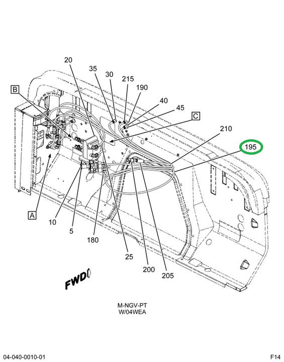 2230314C94 Harness, Nylon Tube,