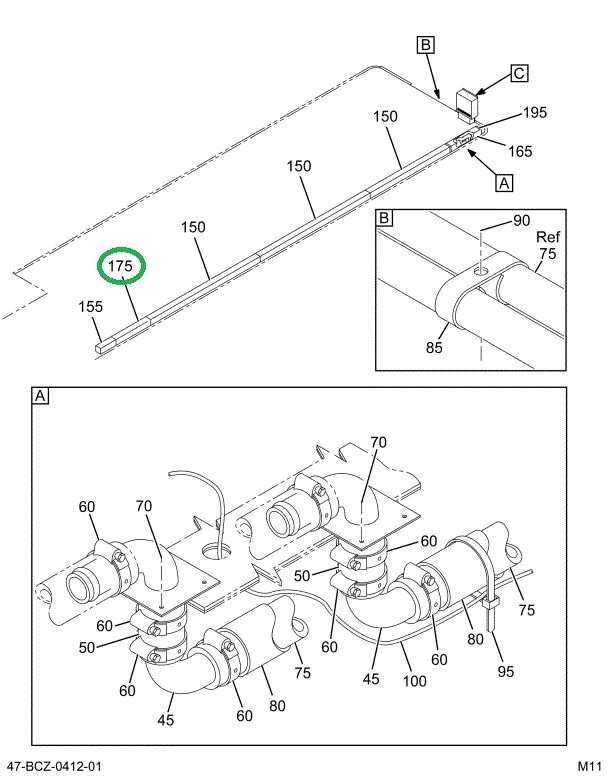2230464C1 Cover Heater Hose 30 Inch