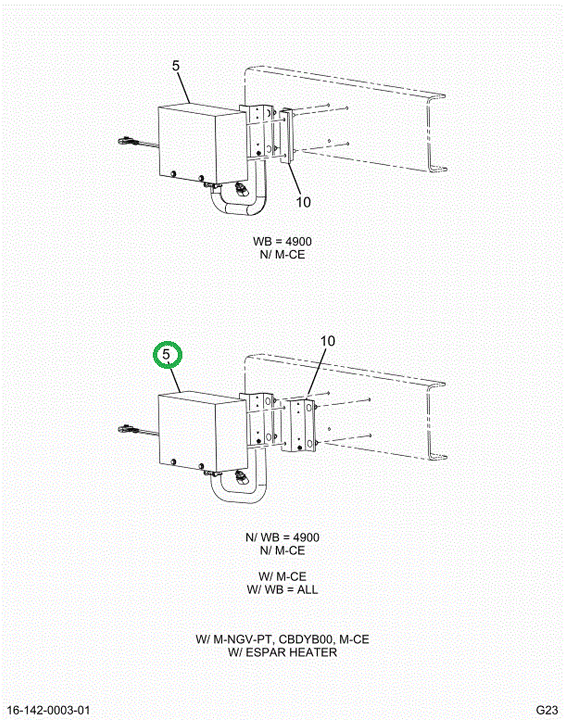 2230468C5 Heater, Bus Body, Espar Auxili