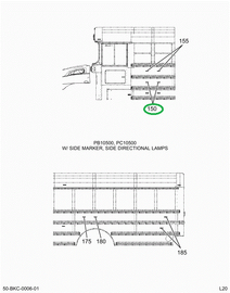 2230570C93 HARNESS , JUMPER SIDE MRKR LIG