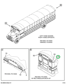 2230578C1 LIGHT  CLEARANCE  RED LENS