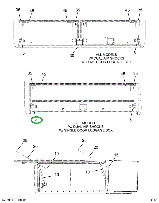 2230609C1 SUPPORT  ASSY CYLINDER MOUNTIN