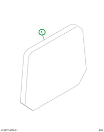 2231188C2 Upholstery, Seat Back Pass Hb