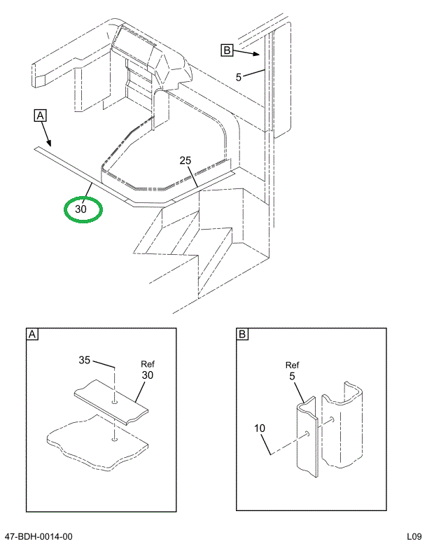 2231816C1 Panel Assembly Rear Trim Engin