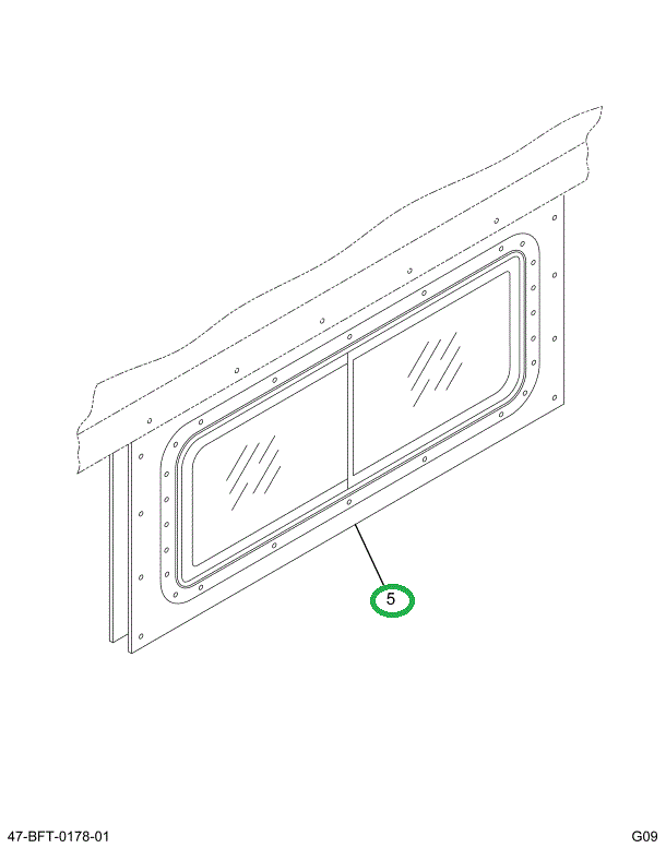 2232004C2 Panel Trim Oval Window Inside