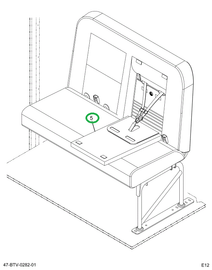 2232016C92 Seat, Left Hand Cr 39 2leg Wal