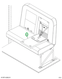 2232045C92 Seat, Right Hand Cr 39 2leg Wa