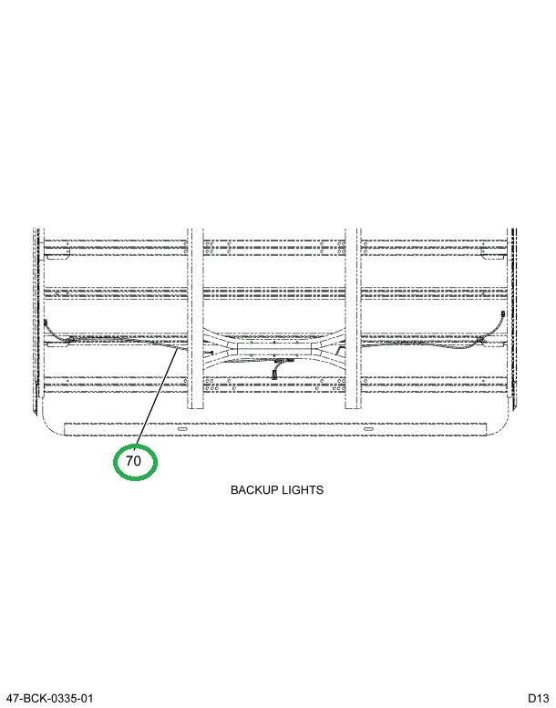 2232666C91 Harness B/u Alarm 193