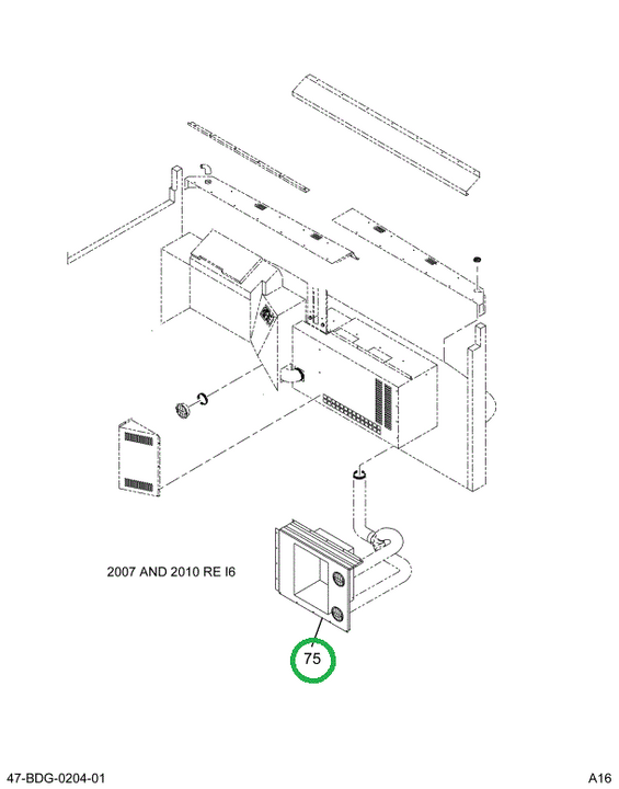 2233281C91 Glove Box, Non-lockin