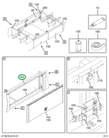 2233495C94 FRAME, DOOR , ASSY PT LUGG BOX