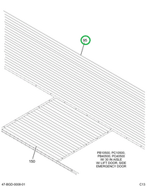 2233534C1 Mat, Floor .19 X 30 X 242 Blac