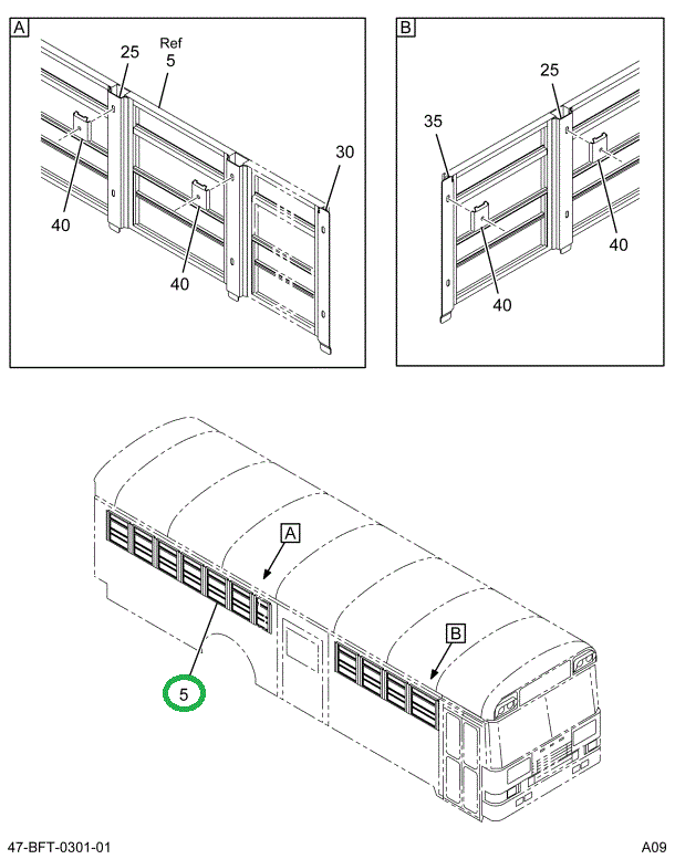 2233763C94 WINDOW, PASS SPLIT SASH , ASSY