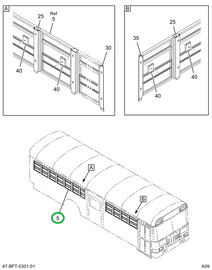 2233763C94 WINDOW, PASS SPLIT SASH , ASSY