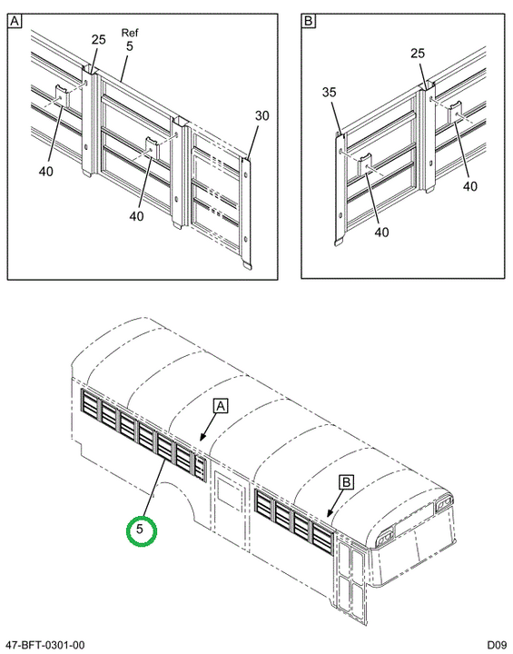 2233765C93 Window, Pass Split Sash Assemb