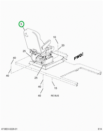 2234770C92 Seat Driver 42oz Prev Bearing