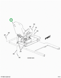 2235535C92 Seat, Driver Natl Sca 42 Vnl B