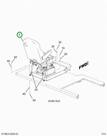 2235584C92 Seat Driver Natl Sca 42 Pvl Gy