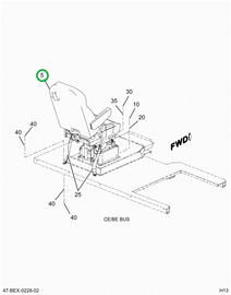 2235595C91 Seat Driver Nat Sca 42 Pvl Bl