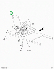 2235712C92 Seat Driver Natl Ds 42 Pvl Gn