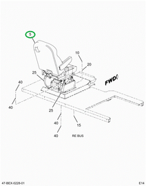 2235714C92 Seat, Driver, National Ds 42 O