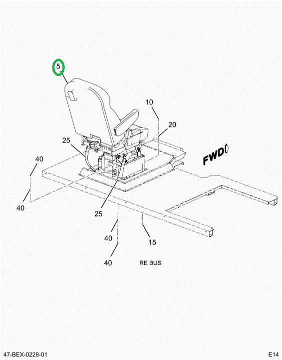 2235786C92 Seat, Driver, Nat Air 42 Vnl G