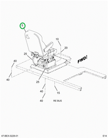 2235833C92 Seat Driver Nat Air 42 Pvl Bl