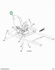 2235845C91 Seat Driver Nat Air 42 Pvl Bl