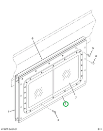 2236844C1 Panel Trim Oval Window Out 2-