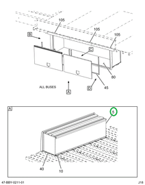 2237311C94 BOX, BUS BODY, ASSY LUGGAGE 11