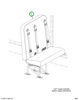 2237348C91 Seat, Left Hand 3pt 39 4leg Wa