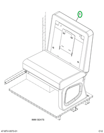 2237572C93 Seat, Right Hand, Bus Body, As