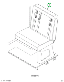 2237830C93 Seat, Rh, Bus Body, 39 Bti Lap