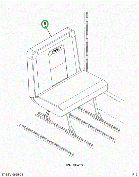 2238621C91 Seat, Left Hand, 30 Gen4 42pvl