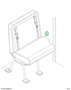 2238631C91 Seat, Automatic Flip, L 36 Gen