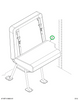 2238639C91 Seat, Automatic Flip, L 36 Gen
