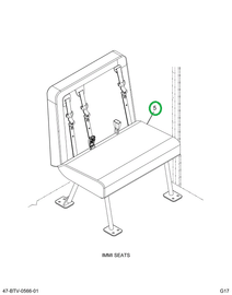 2238662C91 Seat, Left Hand, 39 Gen4 3pt 4