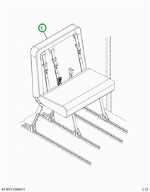 2238678C91 Seat, Left Hand, 39 Gen4 3pt 4
