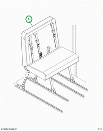 2238686C91 Seat, Left Hand, 39 Gen4 3pt 4
